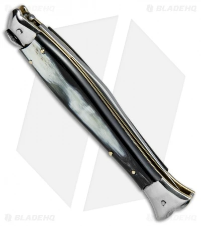 AGA Campolin 10" Fishtail Picklock Italian Automatic Brazil Horn (4.5" Polish)