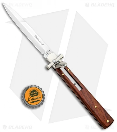 AGA Campolin 9" Dominus Leverlock Automatic Knife Cocobolo (4" Satin)