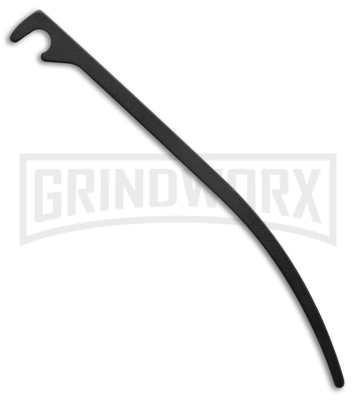 AGA Campolin Baron Black G-10 Automatic Knife - Black Plain