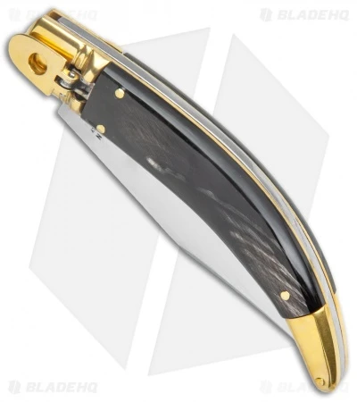 AGA Campolin Diana Lever Lock Automatic Brass Dark Horn (3.75" Satin)