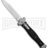 AGA Campolin Zero Carbon Fiber Leverlock Automatic Knife - Bayo Satin Plain