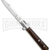 AGA Campolin 11" Frosolone Cocobolo Stiletto Automatic Knife - Bayonet