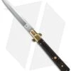 AGA Campolin 13" Italian Frosolone Automatic Brass/Ebony Wood (6.5" Bayonet)