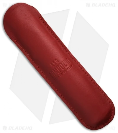 AGA Campolin 13" Swinguard Automatic Knife Brass/Ebony Wood (5.75" Satin Dagger)