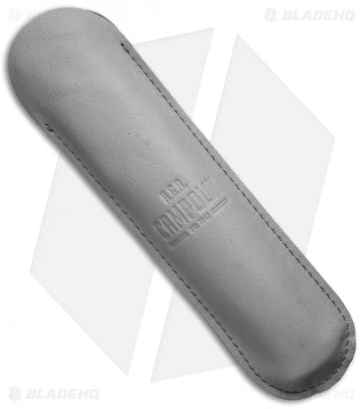 AGA Campolin 13" Bat Swinguard Automatic Knife Dark Horn (5.75" Satin Kriss)