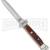 A.G.A. Campolin 9" Maltese Cross Stiletto Cocobolo Automatic Knife - Dagger