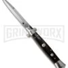 AGA Campolin 10" Brazilian Horn Picklock Stiletto Automatic Knife -Bayonet