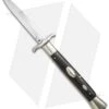 AGA Campolin 13" Bat Swinguard Automatic Knife Ebony Wood (5.75" Satin Bayonet)