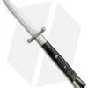 AGA Campolin 13" Swinguard Automatic Knife Dark Horn (5.75" Satin Dagger)