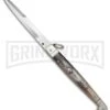 A.G.A. Campolin 9" Sicilian Ring Pull Brazilian Horn Automatic Knife - Bayonet